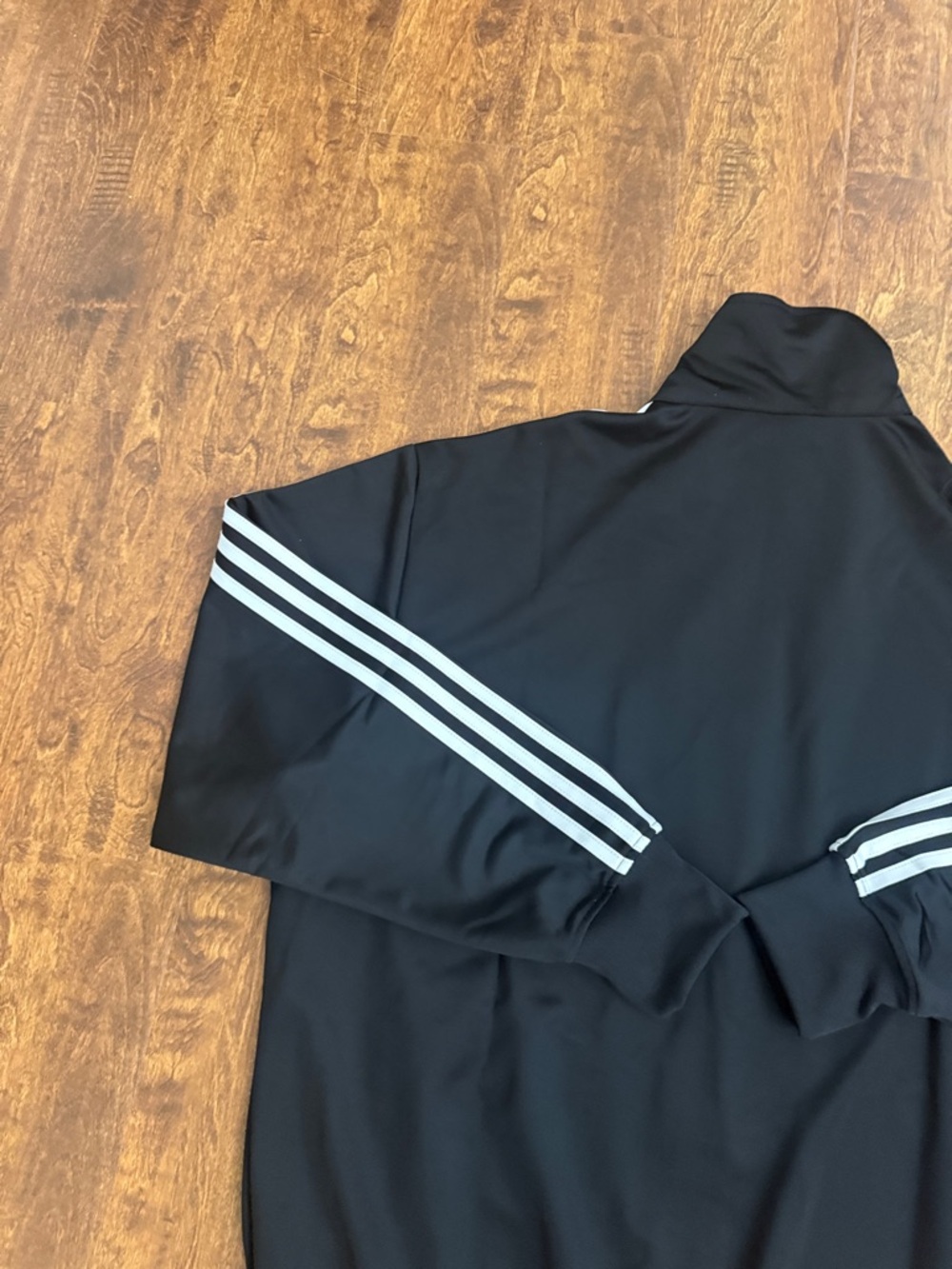 adidas Originals Women’s Black Track Jacket with White Stripes and Trefoil - Picture 14 of 16